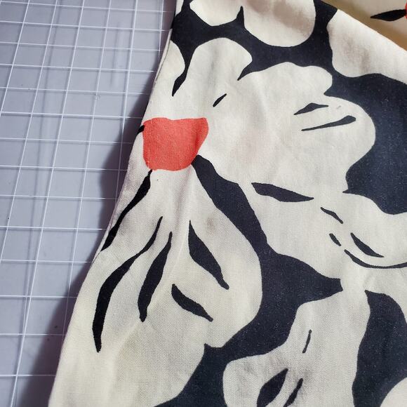 ModCloth flowy mini shift dress adjustable shoulder ties floral print, size 1X - Picture 5 of 9